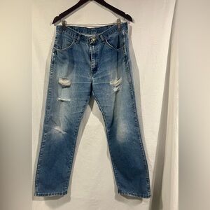 Vintage Wrangle Distressed Jeans 31”